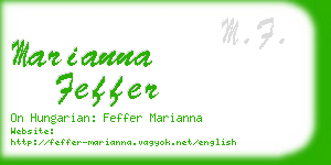 marianna feffer business card